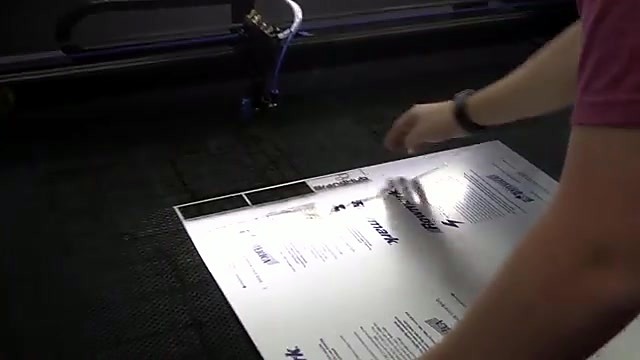 Finished BrandHub plate on Rowmark packaging (SKU ask)