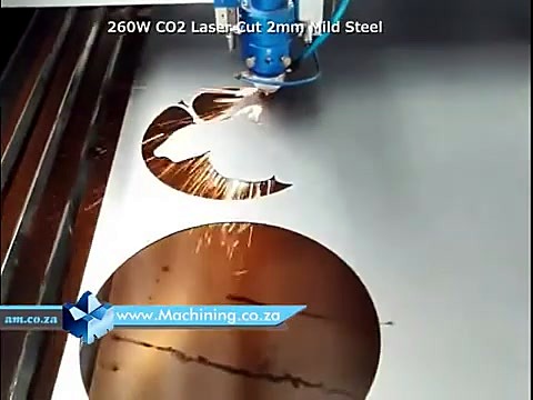CLEAR 260W CO2 Cut 2mm Mild Steel overlay (SKU ask)