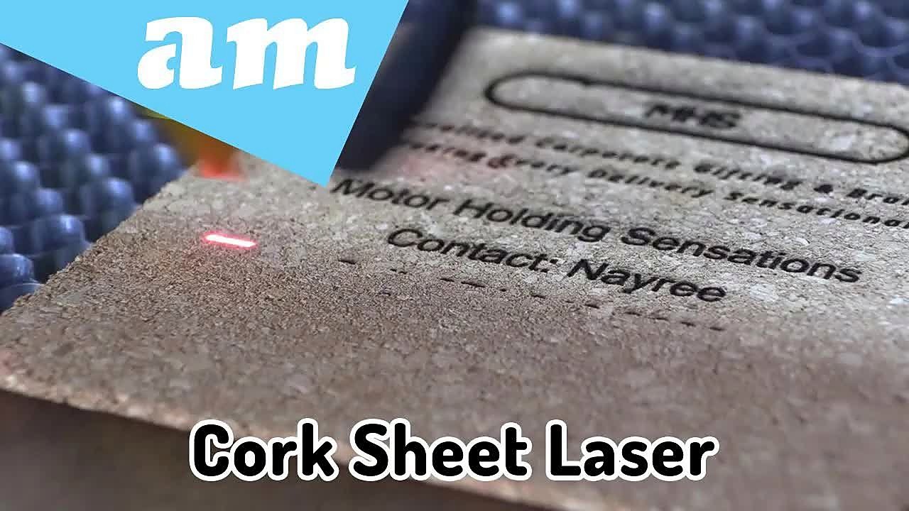YouTube thumb — TruCUT 80W cork engraving (SKU ask)