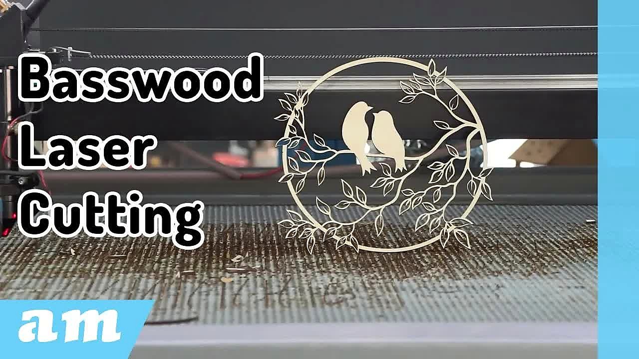 YouTube thumb — Basswood CO2 demo center (SKU ask)