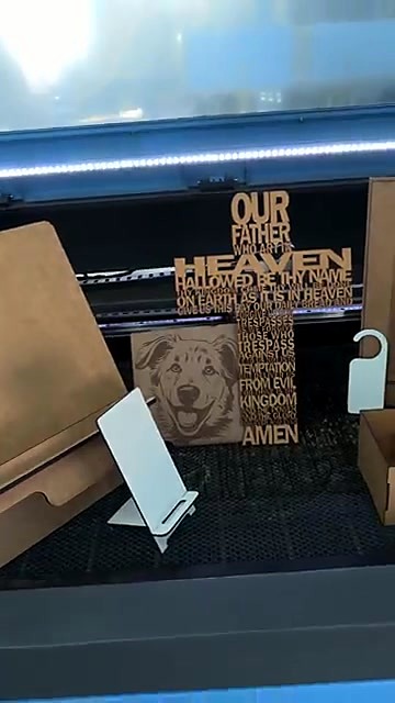 Corporate gift wood/cardboard cutouts (SKU ask)