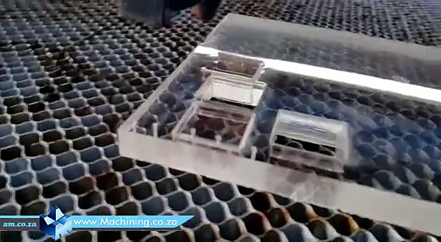 Close acrylic cut path on honeycomb bed (SKU ask)