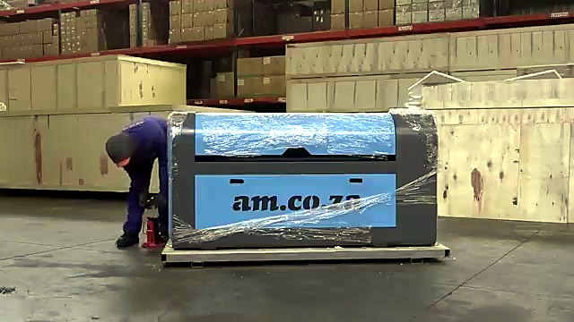 Crate reveal — am.co.za blue cabinet panel (SKU ask)