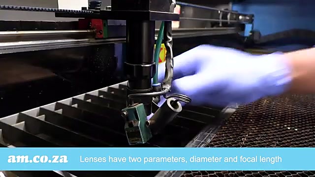 Purple gloves removing CO2 lens holder densify (SKU ask)