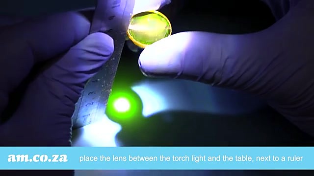 Torch+ruler ZnSe focal-length measure densify (SKU ask)