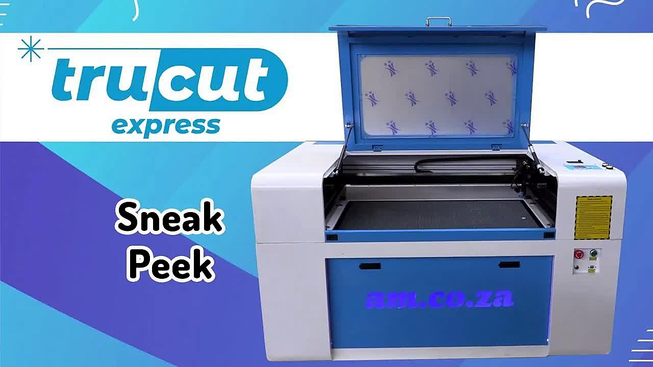 YouTube thumb — TruCUT Express sneak peek (SKU ask)