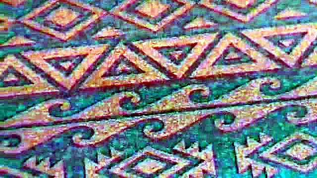 Close-up engraved fleece geometric texture (SKU ask)