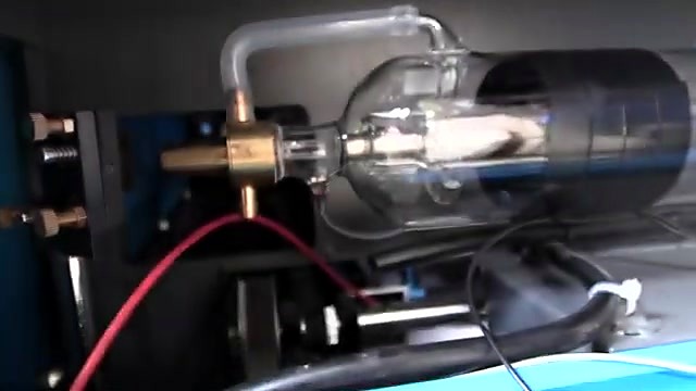 CO2 tube red HV + cooling fitting (SKU ask)