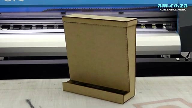 Finished tall jointless Supawood box stand (SKU ask)