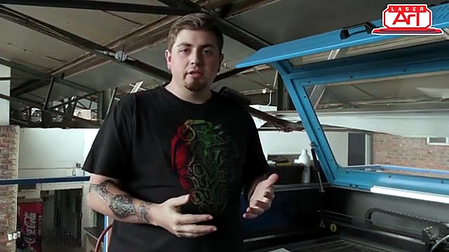 CLEAR blue TruCUT hood + Laser Art overlay (SKU ask)