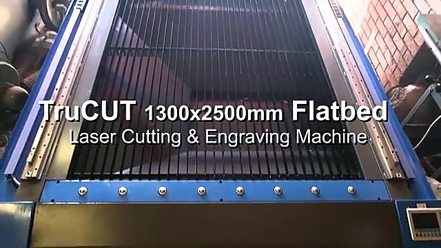 CLEAR TruCUT 1300x2500 Flatbed overlay on slat bed (SKU ask)