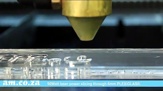 90Watt overlay + brass nozzle cutting plexiglas (SKU ask)