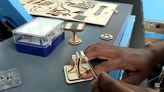 3D slotted wooden assemble (SKU ask)