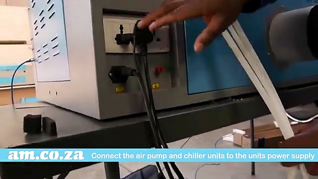 Plug air pump/chiller into TruCUT rear power (SKU ask)