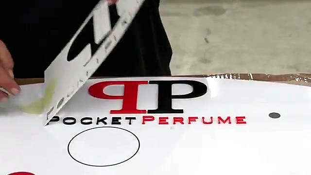 RP Pocket Perfume logo reveal / branding (SKU ask)
