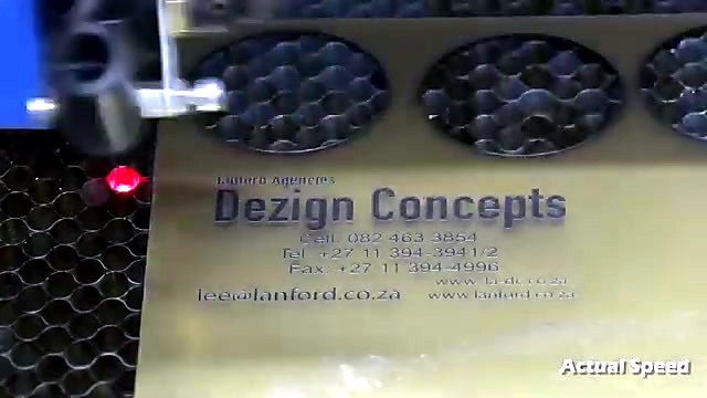 Finished gold/black Dezign Concepts nameplate (SKU ask)