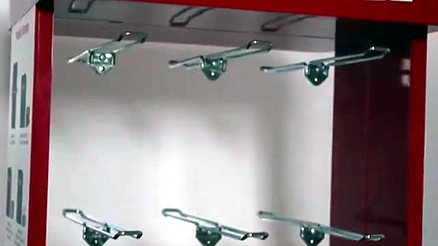 SanDisk stand interior metal product hooks (SKU ask)