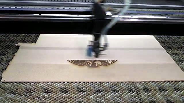 TruCUT gantry mid-engrave light Supawood shield (SKU ask)