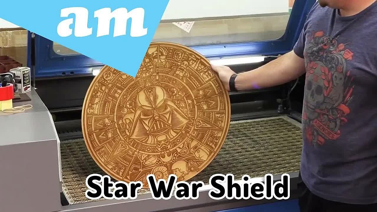 YouTube thumb — TruCUT Star War shield (SKU ask)