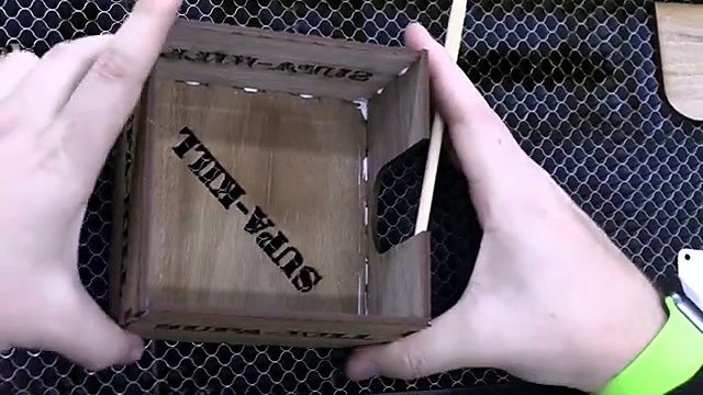 Assembling SUPA-KILL engraved memo box by hand (SKU ask)