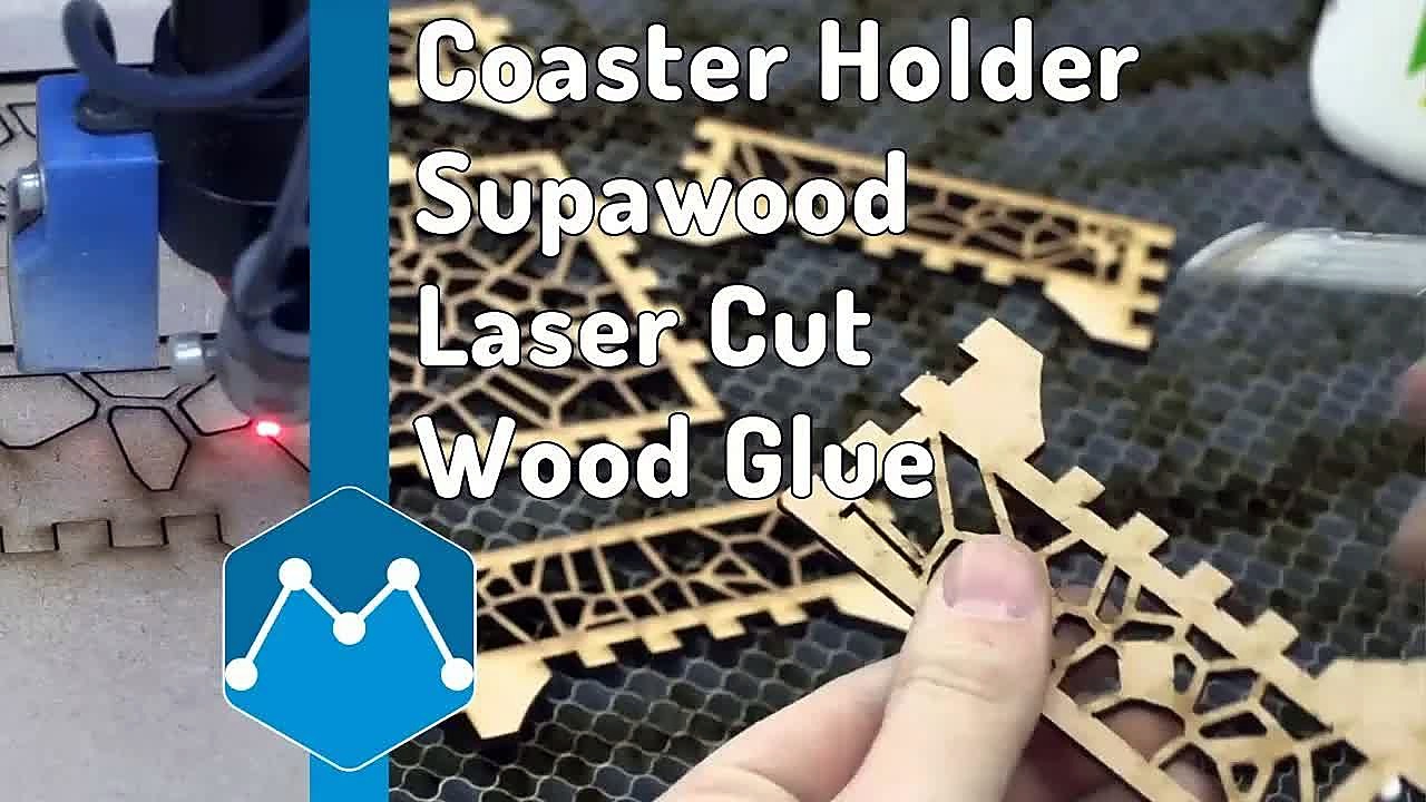 YouTube thumb — TruCUT Supawood coaster holder (SKU ask)