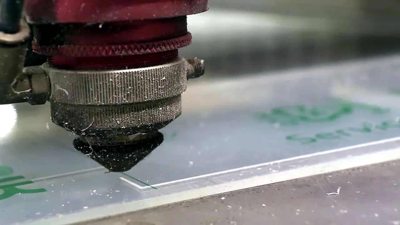YouTube thumb — TruCUT wall-mount acrylic display (SKU ask)