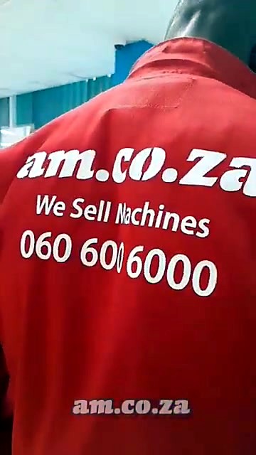 Finished jacket back am.co.za We Sell Machines result (SKU ask)