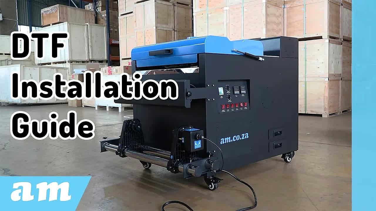 YouTube thumb — 600 DTF powder shaker install (SKU ask)