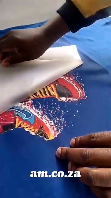 Peeling carrier film after heat press (SKU ask)
