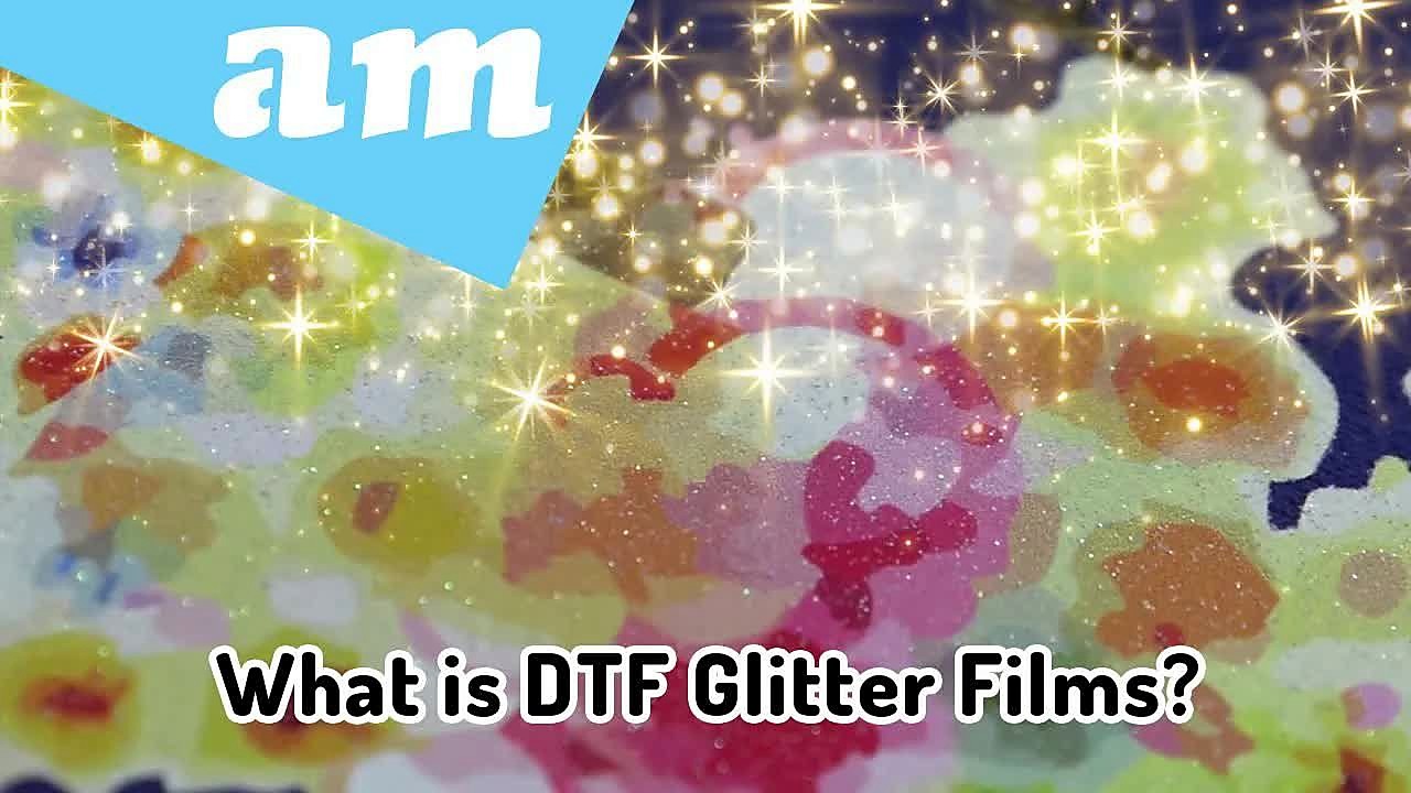 YouTube thumb — What is DTF Glitter Films (SKU ask)