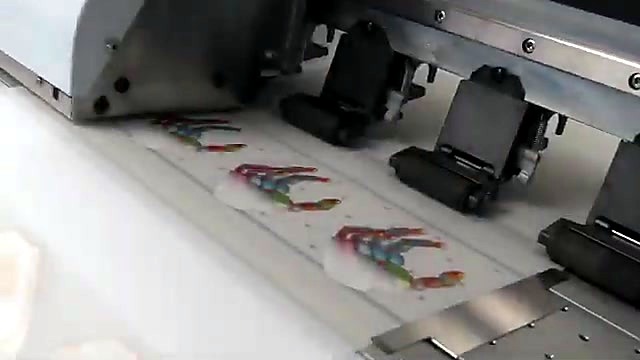 Colourful hand graphics on DTF film rollers (SKU ask)
