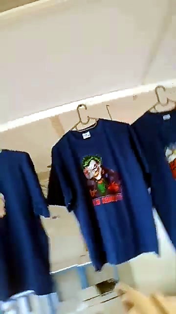 Finished WHY SO SERIOUS blue T-shirt (SKU ask)