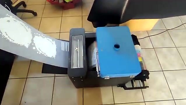 H-DTF/POWDER/300 rolled powder shaker with printer