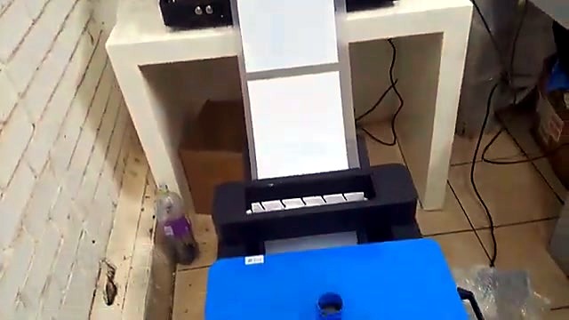 Blue powder unit + film feed overview (SKU ask)