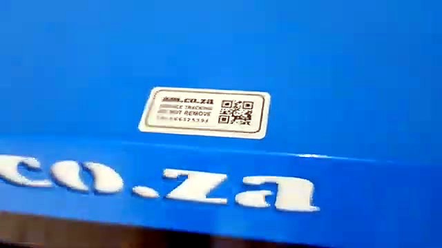 am.co.za SERVICE TRACKING sticker + .co.za panel (SKU ask)