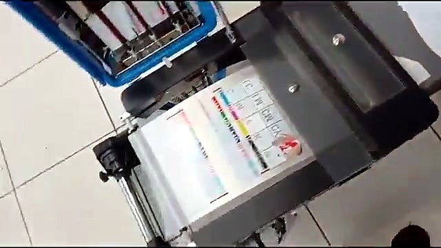 CMYK colour bars on film exit (SKU ask)