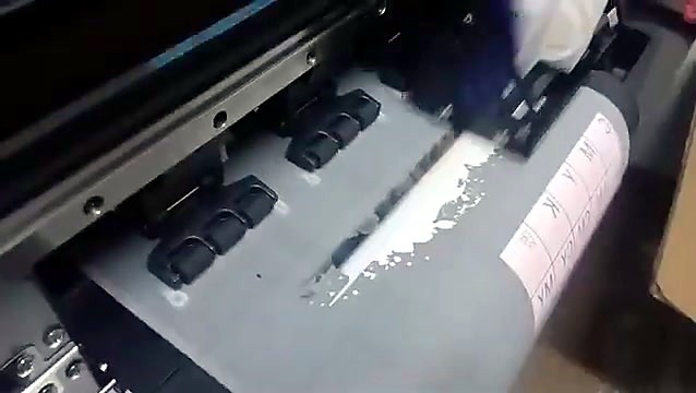 XP600 carriage printing white underbase