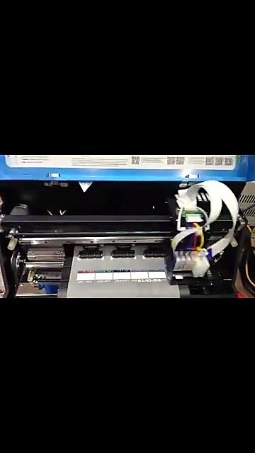 XP600 carriage and capping station on blue-frame chassis