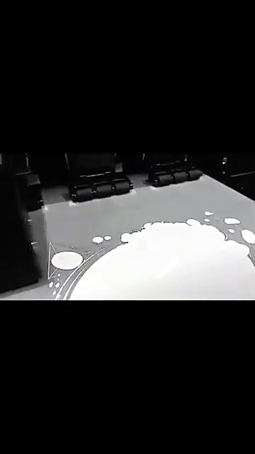Printed white artwork on DTF film output