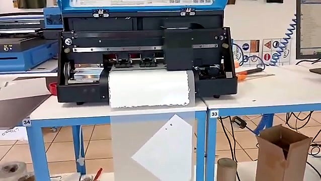 A3 DTF printer on showroom bench