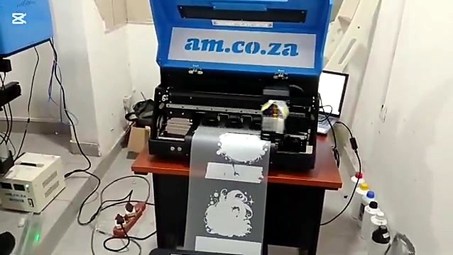 White ornate designs on translucent DTF film (SKU ask)