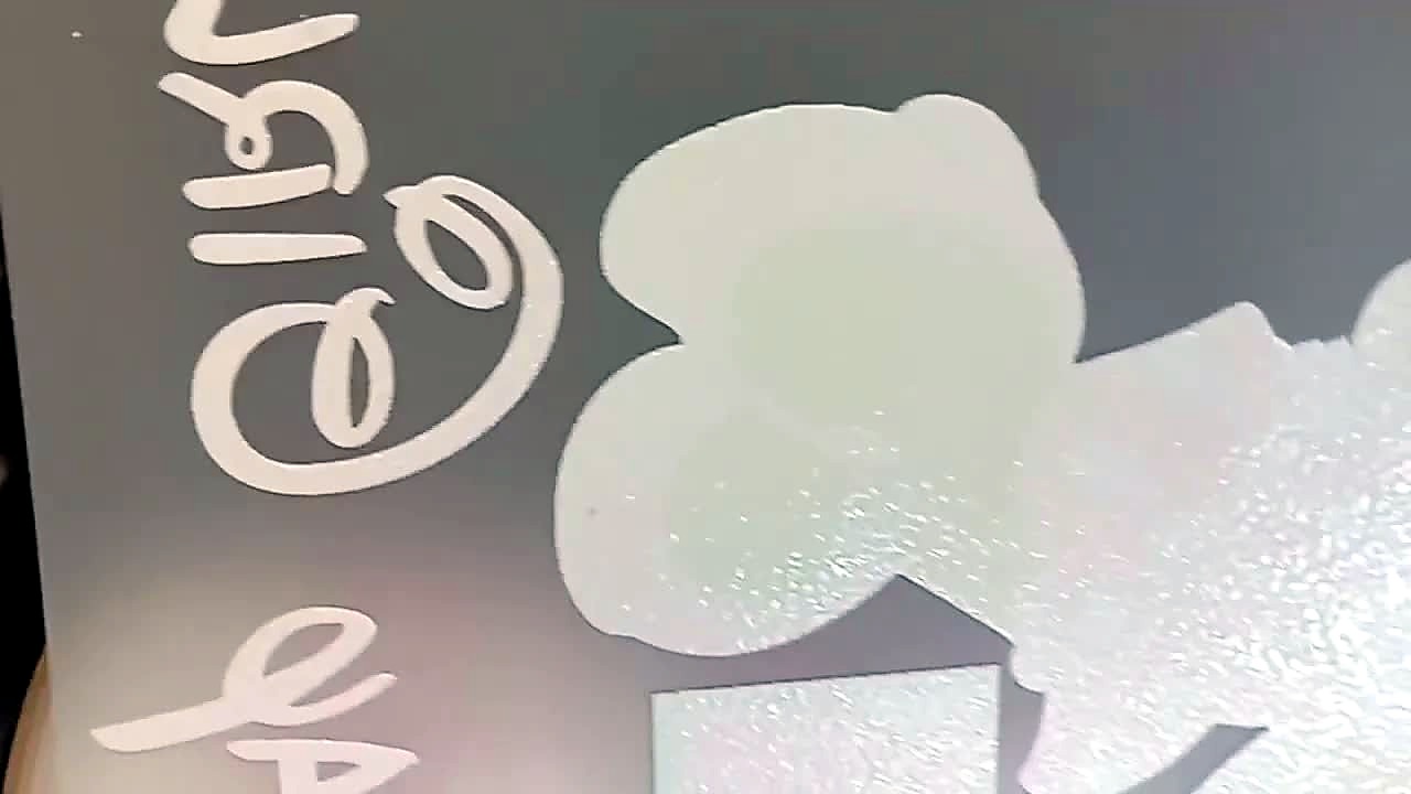 White Disney-style DTF graphic on film close (SKU ask)
