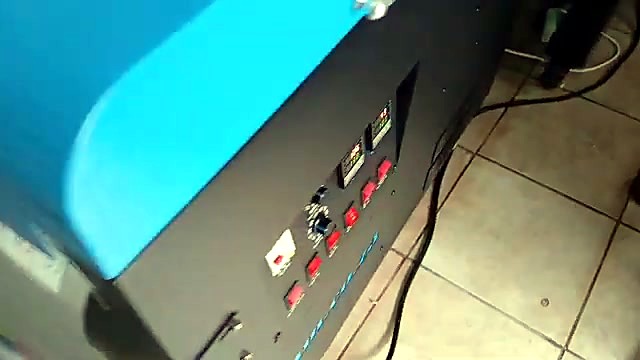Side blue chassis red toggle switches panel (SKU ask)