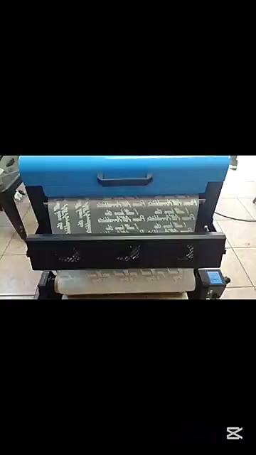Printed film exiting rollers (SKU ask)