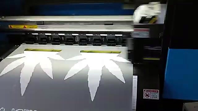 White leaf graphic film close (SKU ask)