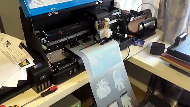 A3 DTF chassis open + film + ink tanks (SKU ask)