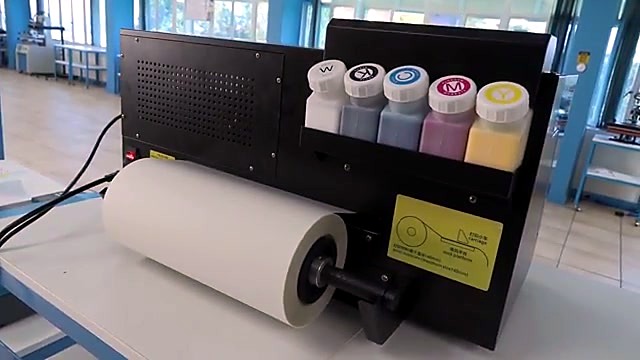 A3 DTF rear CMYK/W ink tanks + film roll (SKU ask)