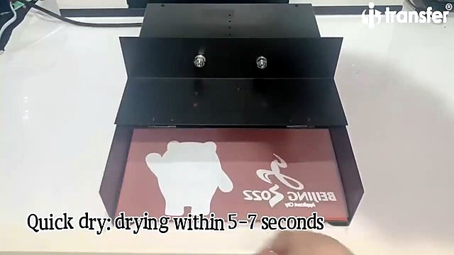 Open oven — film on heat bed curing (SKU ask)