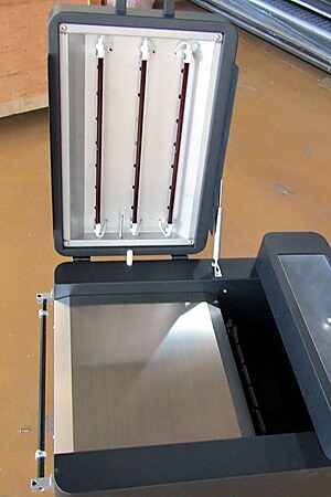 H-DTF/POWDER/300 — 2100W 300mm Rolled DTF Film Powder Shaking and Baking Machine