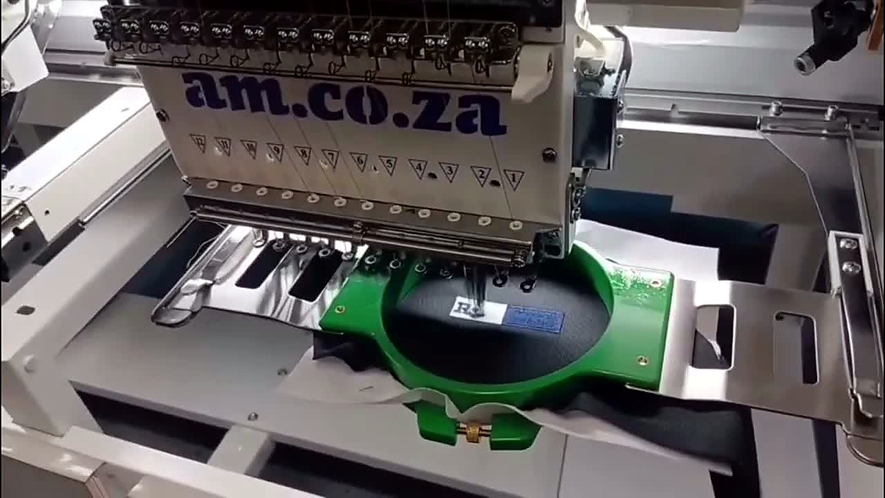 YouTube thumb — EM-4045/12/4 AM.CO.ZA Automatic Embroidery Machi (SKU ask)